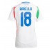 Italia Nicolo Barella #18 Borte Drakt Dame EM 2024 Kortermet
